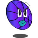 download Pretty Basketball clipart image with 225 hue color