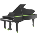 download Grand Piano clipart image with 45 hue color