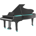 download Grand Piano clipart image with 135 hue color