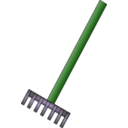 download Rake clipart image with 90 hue color