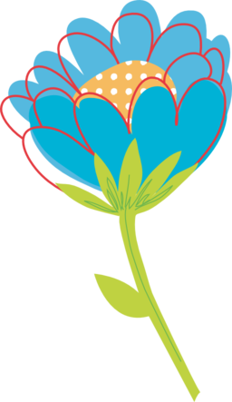 Blue Flower Vector