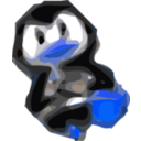 download Tux Icon clipart image with 180 hue color