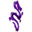 download Jade Dragon clipart image with 180 hue color