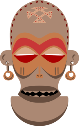 African Mask Chokwe Angola Zaire