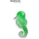 download Seahorse clipart image with 90 hue color