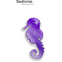 download Seahorse clipart image with 225 hue color