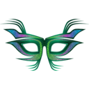 download Party Mask clipart image with 135 hue color
