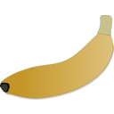 download Banana clipart image with 0 hue color