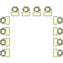 download Classroom Seat Layouts clipart image with 180 hue color