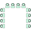 download Classroom Seat Layouts clipart image with 270 hue color