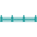 download Cast Iron Gratings Of Embankment 1 clipart image with 180 hue color
