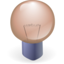 download Light Bulb clipart image with 180 hue color