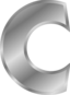 Effect Letters Alphabet Silver