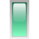 download Led Rectangular V Green clipart image with 45 hue color