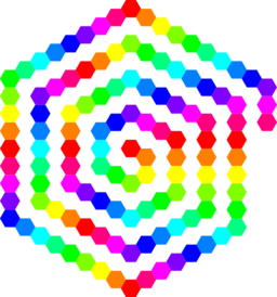 120 Hexagon Spiral