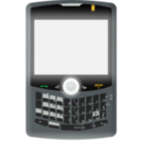 download Blackberry Curve 8330 clipart image with 45 hue color