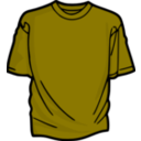 download Red T Shirt clipart image with 45 hue color