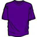 download Red T Shirt clipart image with 270 hue color