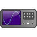 download Oscilloscope clipart image with 90 hue color