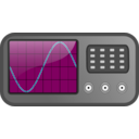 download Oscilloscope clipart image with 135 hue color