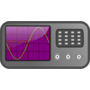 download Oscilloscope clipart image with 180 hue color