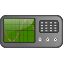 download Oscilloscope clipart image with 270 hue color