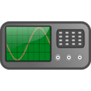 download Oscilloscope clipart image with 315 hue color