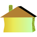 download House clipart image with 45 hue color