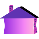 download House clipart image with 270 hue color