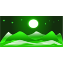 download Glacier clipart image with 270 hue color