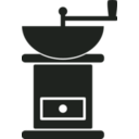 download Kitchen Icon Coffee Grinder clipart image with 135 hue color