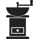 download Kitchen Icon Coffee Grinder clipart image with 180 hue color
