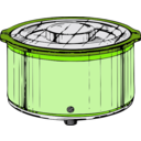 download Crockpot clipart image with 45 hue color