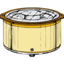 download Crockpot clipart image with 0 hue color