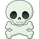 download Cute Skull clipart image with 45 hue color