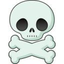download Cute Skull clipart image with 90 hue color