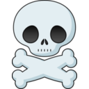 download Cute Skull clipart image with 135 hue color