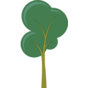 download Tree clipart image with 45 hue color