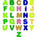 download Animal Alphabets clipart image with 45 hue color