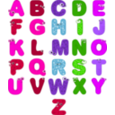 download Animal Alphabets clipart image with 270 hue color
