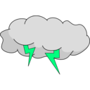 download Storm Cloud clipart image with 90 hue color