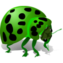 download Bug clipart image with 90 hue color