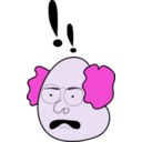 download Surprised Man clipart image with 270 hue color