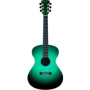 download Acoustic Sunburst clipart image with 135 hue color