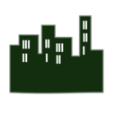 download Buildings Icon clipart image with 270 hue color