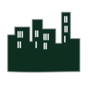 download Buildings Icon clipart image with 315 hue color