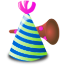 download Birthday Icon clipart image with 270 hue color