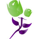 download Flower clipart image with 135 hue color