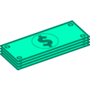 download Dollars clipart image with 45 hue color