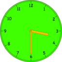 download Clock clipart image with 45 hue color